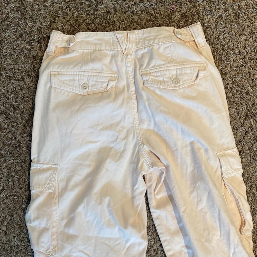 Madewell Garment-Dyed Low-Slung Straight Cargo Pants Size 24 - Picture 11 of 16
